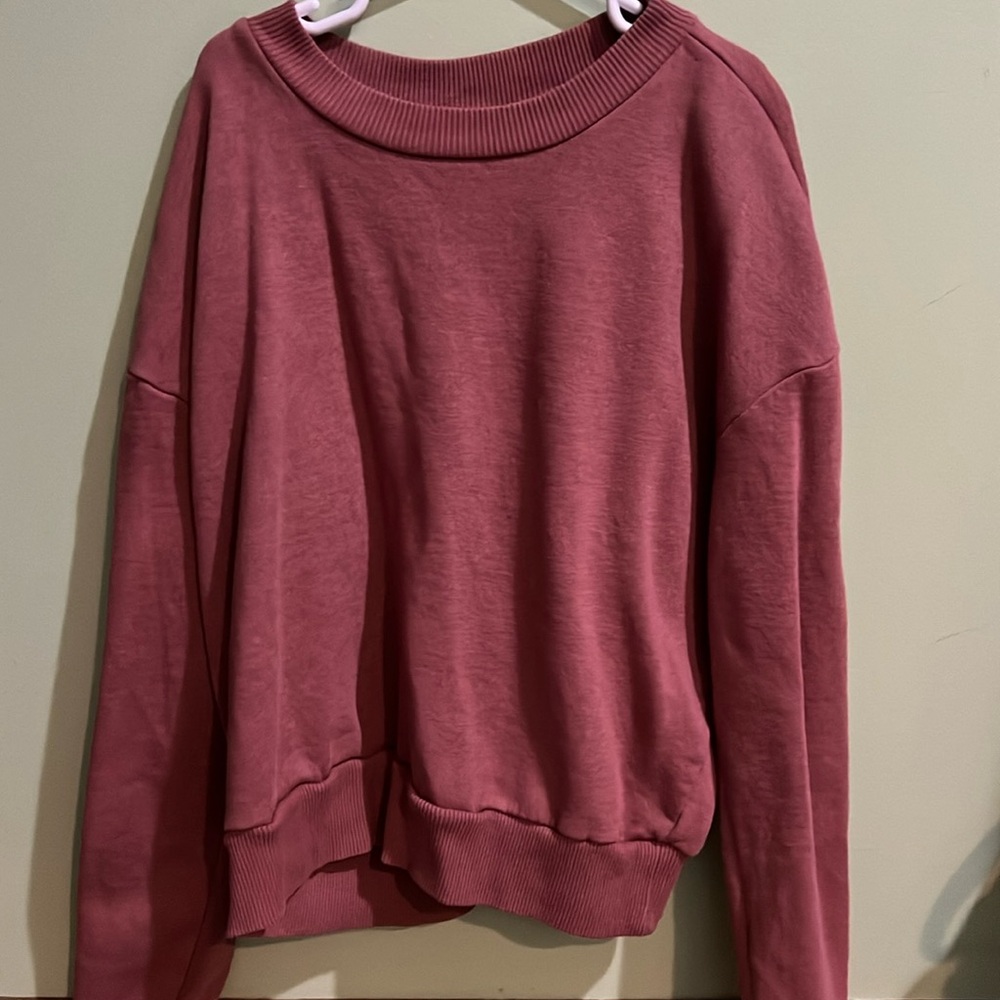 small burgundy hoodie
